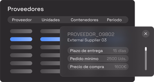 Gestión de proveedores